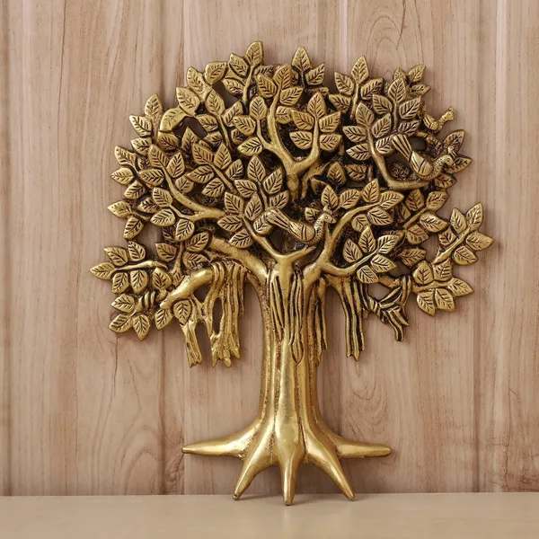 Pure_Brass_Kalpavriksha_Tree_Wall_Hanging_12_Inches_1_8_Kg_Trees_Of_Life_Home_Decor_Gift_For_Good_Luck_Vastu_And_Fengshui_Best_In_Living_Room_Table_Decoration_With_Antique_Polish