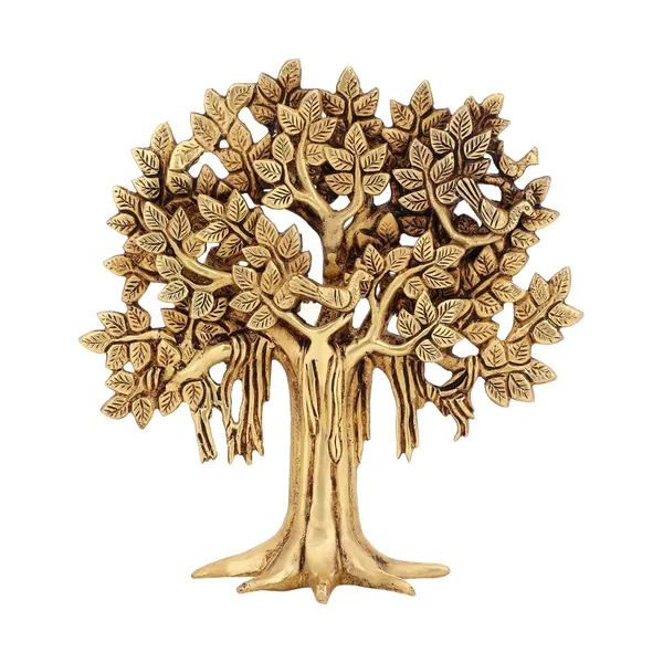 Pure_Brass_Kalpavriksha_Tree_Showpiece_9_Inches_1_25_Kg_Trees_Of_Life_Home_Decor_Gift_For_Good_Luck_Vastu_And_Fengshui_Best_In_Living_Room_Table_Decoration_With_Antique_Polish