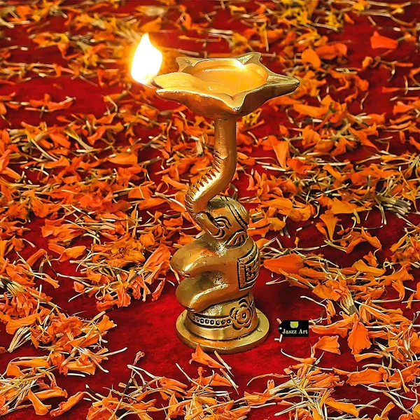 Brass_Elephant_Shaped_Diya_Ganesha_Ethnic_Design_Handmade_Curved_Oil_Wick_Antique_Kuber_Deepak_Lamp_For_Home_Decor_Temple_Office_Counter_Diwali_Decoration_Festival_Gift_3_Inches_300G