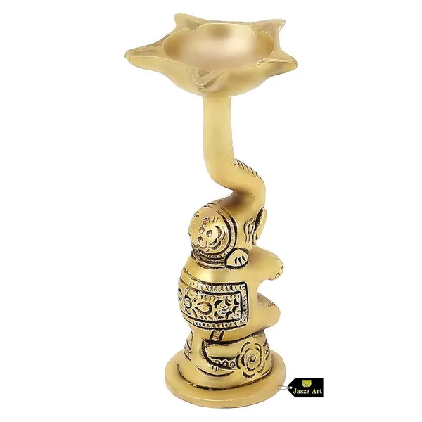 Brass_Elephant_Shaped_Diya_Ganesha_Ethnic_Design_Handmade_Curved_Oil_Wick_Antique_Kuber_Deepak_Lamp_For_Home_Decor_Temple_Office_Counter_Diwali_Decoration_Festival_Gift_3_Inches_300G