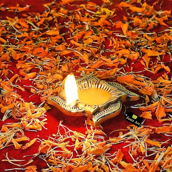 Brass_Diya_Swastik_Ethnic_Design_Handmade_Curved_Oil_Wick_Antique_Kuber_Deepak_Lamp_For_Home_Decor_Temple_Puja_Office_Counter_Decoration_Festival_Gift_Pack_Of_1_8_8_3_Cm_And_200G