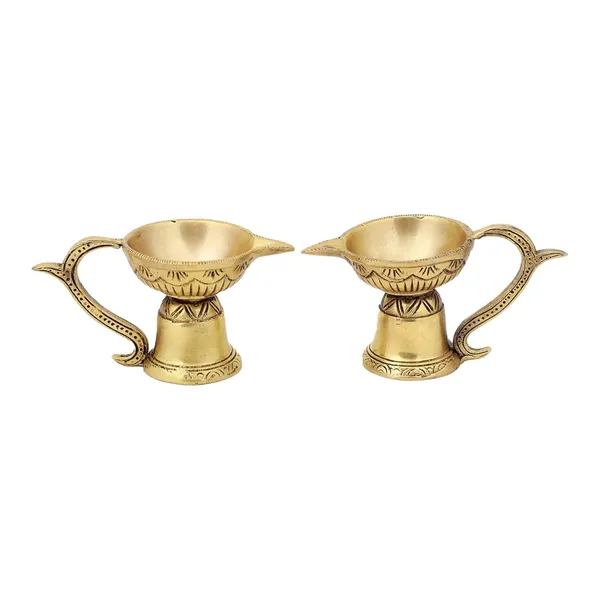 Brass_Cup_Diya_3_Inches_And_500G_Pair_With_Hnadle_Ethnic_Design_Handmade_Curved_Oil_Wick_Antique_Deepak_Lamp_For_Home_Decor_Temple_Puja_Office_Diwali_Decoration_Festival_Gift