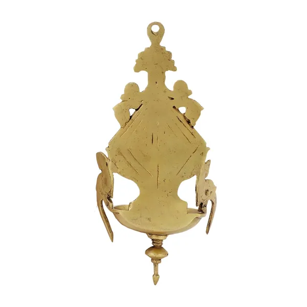 Brass_Diya_9_Inches_And_400G_Wall_Hanging_Big_Size_Ethnic_Design_Handmade_Curved_Oil_Wick_Antique_Deepak_Lamp_For_Home_Decor_Temple_Puja_Office_Diwali_Decoration_Festival_Gift