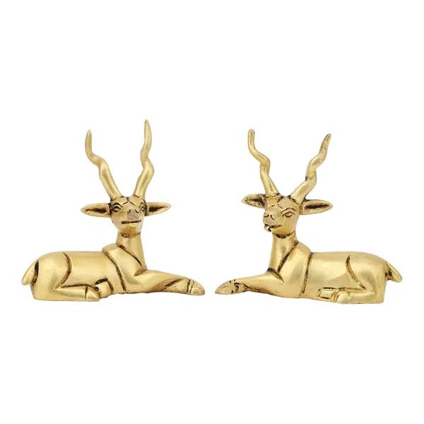 Brass_Deer_Pair_Ethnic_Design_Handmade_Statue_For_Home_Decor_Office_Counter_Unique_Piece_Showpiece_Vastu_Animal_Gift_Item
