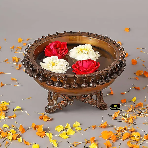 Brass_8_Inches_And_1_9_Kg_Urli_Bowl_With_Bells_Ethnic_Design_Uruli_Pot_For_Home_Decor_Floating_Flowers_Candle_Lamps_Temple_Room_Traditional_Diwali_Decoration_Gift_Dark