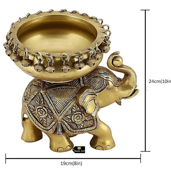 Brass_Elephant_Urli_Bowl_With_Bells_Ethnic_Design_Uruli_For_Home_Decor_Floating_Traditional_Diwali_Decoration_Gift_Antique_2_10_Inches_And_3_Kg