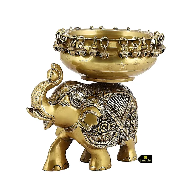 Brass_Elephant_Urli_Bowl_With_Bells_Ethnic_Design_Uruli_For_Home_Decor_Floating_Traditional_Diwali_Decoration_Gift_Antique_2_10_Inches_And_3_Kg