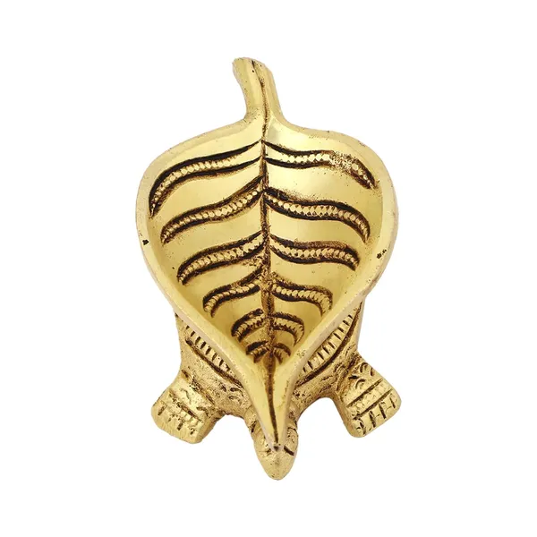 Brass_Turtle_Leaf_Diya_Handmade_Curved_Oil_Wick_Antique_Kuber_Deepak_For_Home_Decor_Temple_Puja_Decoration_Festival_Gift_Pack_Of_2_3_Inches_And_200G