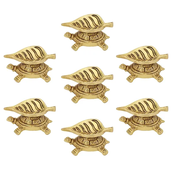 Brass_Turtle_Leaf_Diya_Handmade_Curved_Oil_Wick_Antique_Kuber_Deepak_For_Home_Decor_Temple_Puja_Decoration_Festival_Gift_Pack_Of_7_3_Inches_And_200G