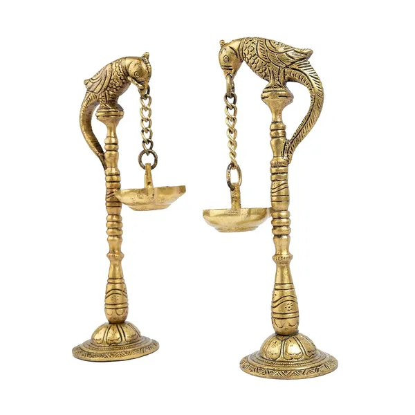 Brass_Parrot_Diya_8_6_20_Inches_800G_With_Stand_Ethnic_Design_Handmade_Curved_Oil_Wick_Antique_Deepak_Lamp_For_Home_Decor_Temple_Pooja_Office_Counter_Decoration_Festival_Gift