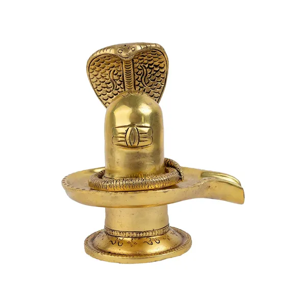 Brass_Shivling_With_Sheshnag_6_Inches_1900_Gm_Shiva_Lingam_Statue_Antique_Hindu_Pooja_Shiva_Idol_For_Home_Office_Temple_Festival_Gift