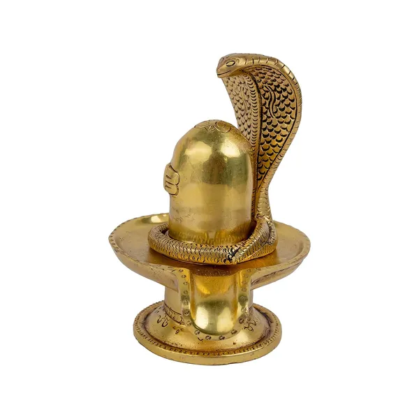 Brass_Shivling_With_Sheshnag_6_Inches_1900_Gm_Shiva_Lingam_Statue_Antique_Hindu_Pooja_Shiva_Idol_For_Home_Office_Temple_Festival_Gift