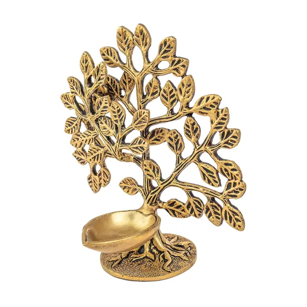 Jaszzart_Brass_Diya_Handcrafted_Kalpvriksha_14_10_15_Cm_And_450_G_Tree_Shape_Oil_Lamp_Dipak_For_Home_Office_Temple_Mandir_Pooja_Aarti_Decoration