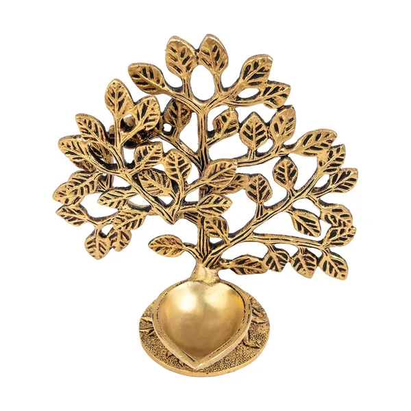 Jaszzart_Brass_Diya_Handcrafted_Kalpvriksha_14_10_15_Cm_And_450_G_Tree_Shape_Oil_Lamp_Dipak_For_Home_Office_Temple_Mandir_Pooja_Aarti_Decoration
