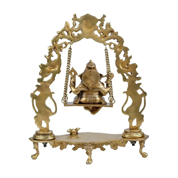 Brass_Ganesha_Statue_On_Jhula_Idol_On_Swing_For_Show_Piece_Decoration_Items_For_Pooja_Room_Temple_Home_Decor_Puja_House_Office_Mandir_Size_41_12_48_Cm_6900_Gm