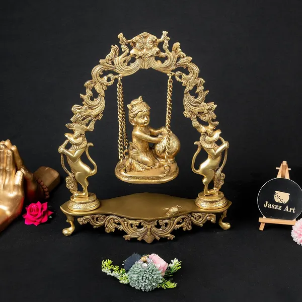 Brass_Laddu_Goapl_Statue_On_Jhula_Krishna_Idol_On_Swing_For_Show_Piece_Decoration_Items_For_Pooja_Temple_Office_Mandir_47_12_41Cm7000_Gm