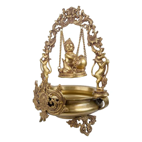 Brass_Laddu_Gopal_Urli_Bowl_With_Ethnic_Design_Uruli_Pot_For_Home_Decor_Candle_Lamps_Temple_Room_Traditional_Diwali_Decoration_Gift_Fantasy_39_Cm_30_Cm_Copper