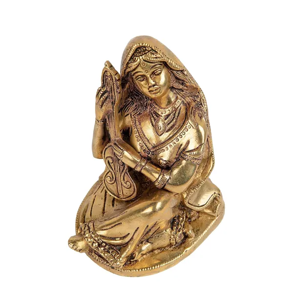 Brass_Metal_Musician_Showpiece_Man_With_Instruments_Golden_Instrument_Home_Interior_Vastu_Temple_Room_Traditional_Diwali_Decoration_Gift_Sculpture_Woman_With_Violin