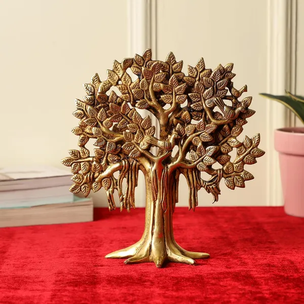 Pure_Brass_Kalpavriksha_Tree_Showpiece_11_5_Inches_1_8_Kg_Trees_Of_Life_Home_Decor_Gift_For_Good_Luck_Vastu_And_Fengshui_Best_In_Living_Room_Table_Decoration_With_Antique_Polish