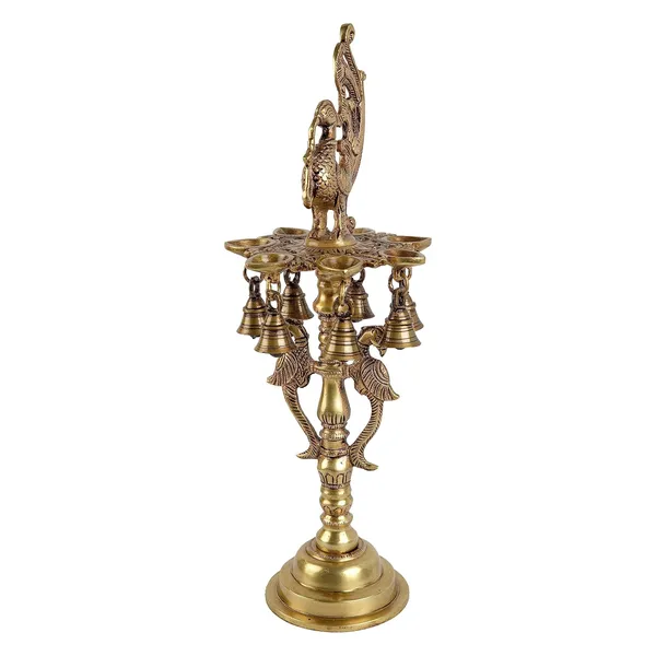 Brass_Peacock_Diya_For_Table_Decor_15X15X41_Cm_And_2650G_Ethnic_Handmade_Decorative_Curved_Oil_Wick_Antique_Mayur_Deepak_Lamp_For_Home_Temple_Puja_Room_Office_Counter_Decoration_Festival