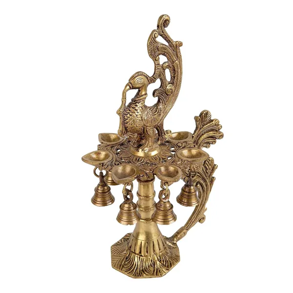 Brass_Peacock_Diya_For_Table_Decor_22X17X33_Cm_And_2300G_Ethnic_Handmade_Decorative_Curved_Oil_Wick_Antique_Mayur_Deepak_Lamp_For_Home_Temple_Puja_Room_Office_Counter_Decoration_Festival