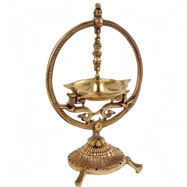 Brass_Designer_Diya_With_Stand_Ethnic_Design_Handmade_Curved_Oil_Wick_Antique_Deepak_Lamp_For_Home_Decor_Temple_Puja_Counter_Diwali_Decoration_Festival_Gift_17_12_27_Cm_1250_Gm