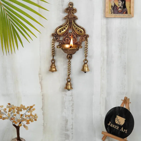 Brass_Duck_Diya_With_Stand_Ethnic_Design_Handmade_Curved_Oil_Wick_Antique_Wall_Hanging_Lamp_For_Home_Decor_Temple_Pooja_Office_Decoration_Festival_Gift_12_9_28_Cm_700_Gm