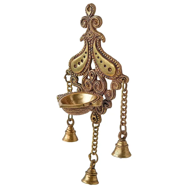 Brass_Duck_Diya_With_Stand_Ethnic_Design_Handmade_Curved_Oil_Wick_Antique_Wall_Hanging_Lamp_For_Home_Decor_Temple_Pooja_Office_Decoration_Festival_Gift_12_9_28_Cm_700_Gm
