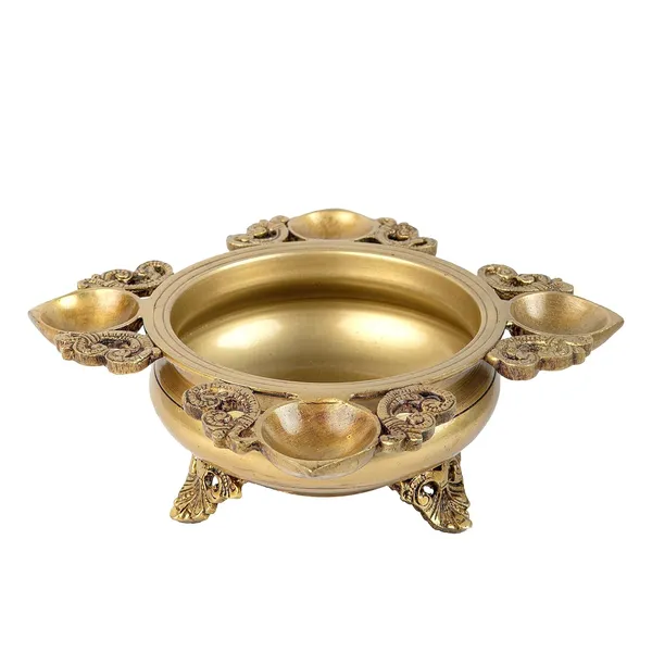 Brass_Camel_6In_4_Diya_Urli_Bowl_With_Bells_Ethnic_Design_Uruli_For_Home_Decor_Floating_Flowers_Candle_Lamps_Temple_Room_Traditional_Diwali_Decoration_Gift_25_25_9_Cm_And_1450_G
