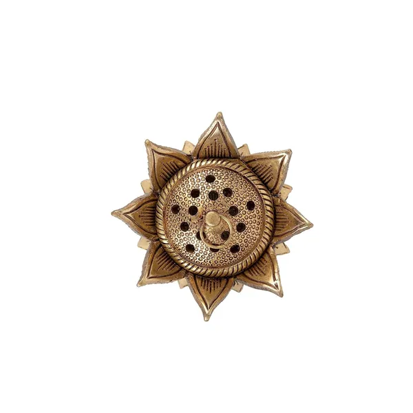 Brass_Antique_Design_Dhoop_Dani_Pot_Loban_Burner_Bakhoor_Holder_Dhoop_Batti_Stand_Pooja_Items_Incense_Holder_Burner_For_Home_Office_Living_Pooja_Puja_Room_Antique_Finished_Golden
