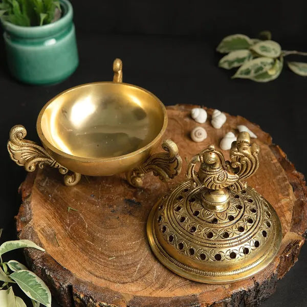 Brass_Peacock_Design_Dhoop_6In_And_1_Kg_Dani_Pot_Loban_Burner_Bakhoor_Holder_Antique_Dhoop_Batti_Stand_Pooja_Items_Incense_Holder_Burner_For_Home_Office_Living_Pooja_Puja_Room