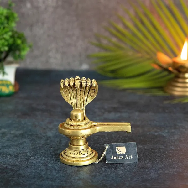 Brass_Shivling_With_Sheshnag_Shiva_Lingam_Statue_Antique_Hindu_Pooja_Shiva_Idol_For_Home_Office_Temple_Festival_Gift_10_5_10_Cm_500_Gm
