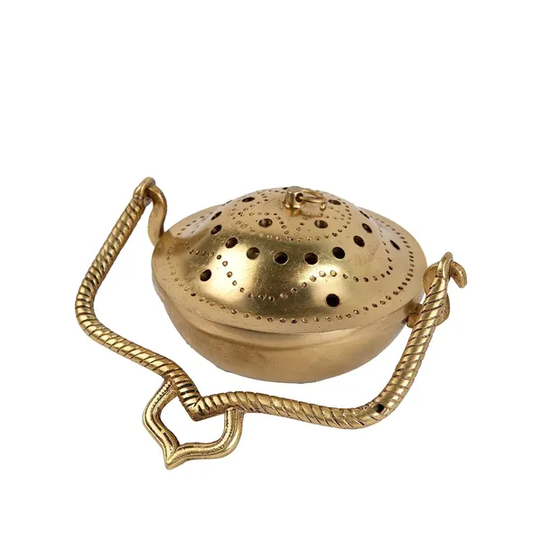 Brass_Antique_Design_Dhoop_Dani_Pot_Loban_Burner_Bakhoor_Holder_Dhoop_Batti_Stand_Pooja_Items_Incense_Holder_Burner_For_Home_Office_Living_Pooja_Puja_Room_17_13_19_Cm_1150_Gm