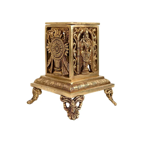 Brass_Antique_Design_Dhoop_Dani_Pot_Loban_Burner_Bakhoor_Holder_Dhoop_Batti_Stand_Pooja_Items_Incense_Holder_Burner_For_Home_Office_Living_Pooja_Puja_Room