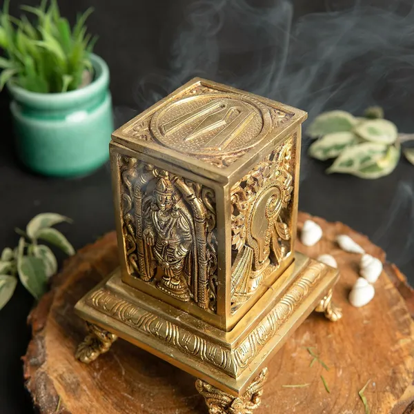 Brass_Antique_Design_Dhoop_Dani_Pot_Loban_Burner_Bakhoor_Holder_Dhoop_Batti_Stand_Pooja_Items_Incense_Holder_Burner_For_Home_Office_Living_Pooja_Puja_Room