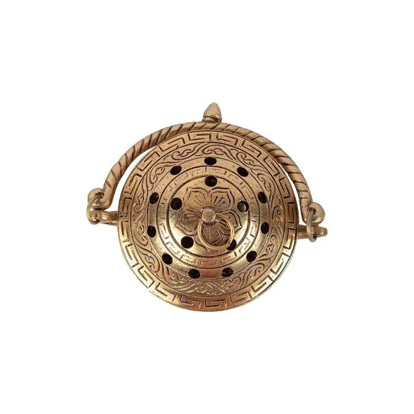 Brass_Antique_Design_Dhoop_Dani_Pot_Loban_Burner_Bakhoor_Holder_Dhoop_Batti_Stand_Pooja_Items_Incense_Holder_Burner_For_Home_Office_Living_Pooja_Puja_Room_12_10_11_Cm_575_Gm