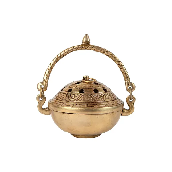 Brass_Antique_Design_Dhoop_Dani_Pot_Loban_Burner_Bakhoor_Holder_Dhoop_Batti_Stand_Pooja_Items_Incense_Holder_Burner_For_Home_Office_Living_Pooja_Puja_Room_12_10_11_Cm_575_Gm