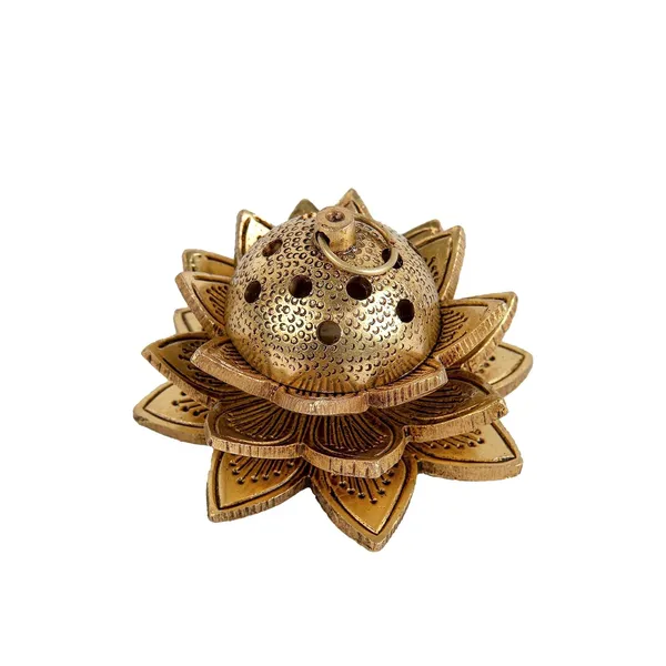 Brass_Antique_Design_Dhoop_Dani_Pot_Loban_Burner_Bakhoor_Holder_Dhoop_Batti_Stand_Pooja_Items_Incense_Holder_Burner_For_Home_Office_Living_Pooja_Puja_Room_Antique_Finished_Golden