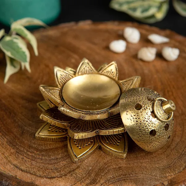 Brass_Antique_Design_Dhoop_Dani_Pot_Loban_Burner_Bakhoor_Holder_Dhoop_Batti_Stand_Pooja_Items_Incense_Holder_Burner_For_Home_Office_Living_Pooja_Puja_Room_Antique_Finished_Golden