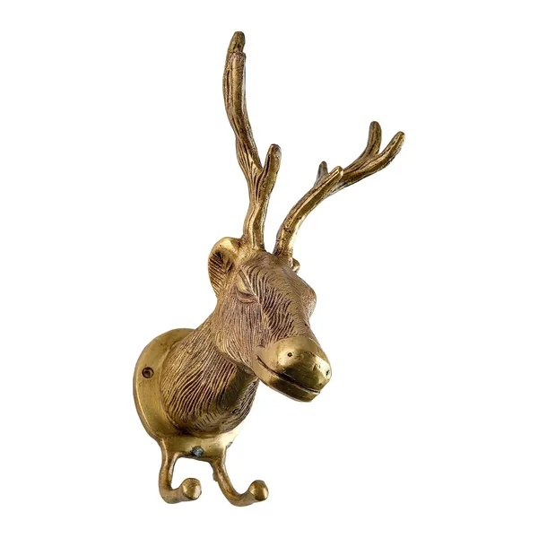 Jaszz_Art_Brass_Wall_Decor_Deer_Ethnic_Design_Handmade_Antique_Wall_Hanging_Sun_Statue_For_Home_Decor_Temple_Pooja_Office_Decoration_Festival_Gift_15_14_26_Cm_1600_Gm