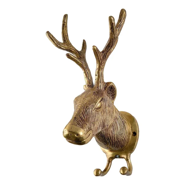 Jaszz_Art_Brass_Wall_Decor_Deer_Ethnic_Design_Handmade_Antique_Wall_Hanging_Sun_Statue_For_Home_Decor_Temple_Pooja_Office_Decoration_Festival_Gift_15_14_26_Cm_1600_Gm