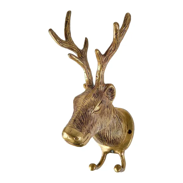 Jaszz_Art_Brass_Wall_Decor_Deer_Ethnic_Design_Handmade_Antique_Wall_Hanging_Sun_Statue_For_Home_Decor_Temple_Pooja_Office_Decoration_Festival_Gift_15_14_26_Cm_1600_Gm
