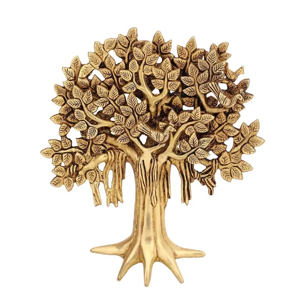 Pure_Brass_Kalpavriksha_Tree_Wall_Hanging_10_Inches_1_3_Kg_Trees_Of_Life_Home_Decor_Gift_For_Good_Luck_Vastu_And_Fengshui_Best_In_Living_Room_Table_Decoration_With_Antique_Polish