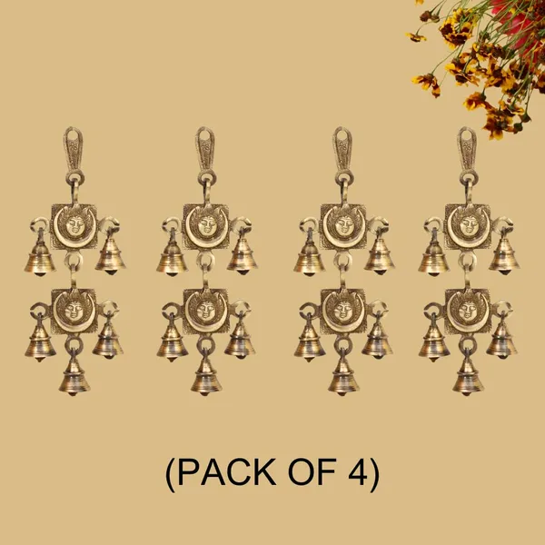 Antique_Brass_Hanging_Bells_For_Pooja_Gift_Home_Decor_With_3_Ghanti_Handmade_Puja_Article_For_Diwali_Festival_Vastu_Moon_Pack_Of_4