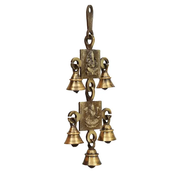 Antique_Brass_Hanging_Bells_For_Pooja_Gift_Home_Decor_With_3_Ghanti_Handmade_Puja_Article_For_Diwali_Festival_Vastu_Lakshmi_Ganesh_Pack_Of_7