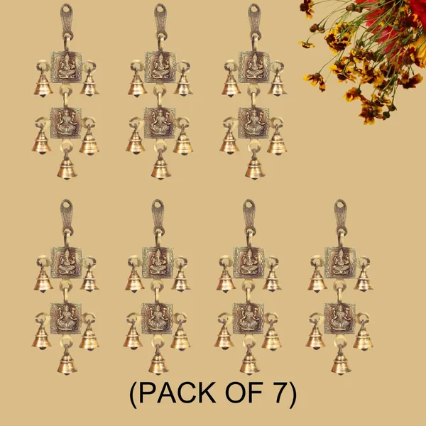 Antique_Brass_Hanging_Bells_For_Pooja_Gift_Home_Decor_With_3_Ghanti_Handmade_Puja_Article_For_Diwali_Festival_Vastu_Lakshmi_Ganesh_Pack_Of_7