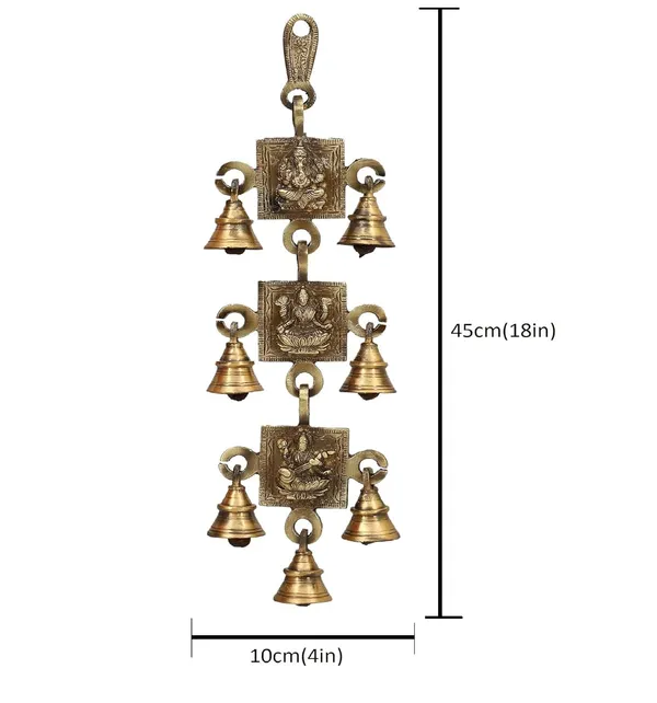 Laksmi_Ganesh_Saraswati_Bell_Pair_Antique_Brass_Hanging_Bells_For_Pooja_Gift_Home_Decor_With_Ghanti_Handmade_Puja_Article_For_Festival_Vastu_Navratri_Pack_Of_1