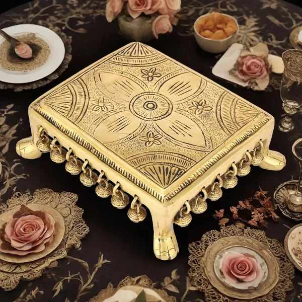 Brass_Pooja_Chowki_Traditional_Puja_Pedestal_Decorative_Brass_Chowki_For_Home_Temple_Festive_Rituals_Elegant_Design_For_Religious_Ceremonies_Spiritual_Decor_1_Pack_Of_1