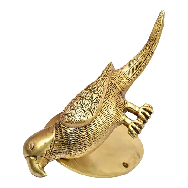 Brass_Parrot_Door_Knock_For_Main_Door_Antique_Finish_Standard_Size_Elegant_Home_Entrance_Decor_Durable_Stylish_Front_Door_Accessory_Pack_Of_1