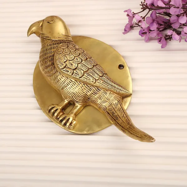 Brass_Parrot_Door_Knock_For_Main_Door_Antique_Finish_Standard_Size_Elegant_Home_Entrance_Decor_Durable_Stylish_Front_Door_Accessory_Pack_Of_1